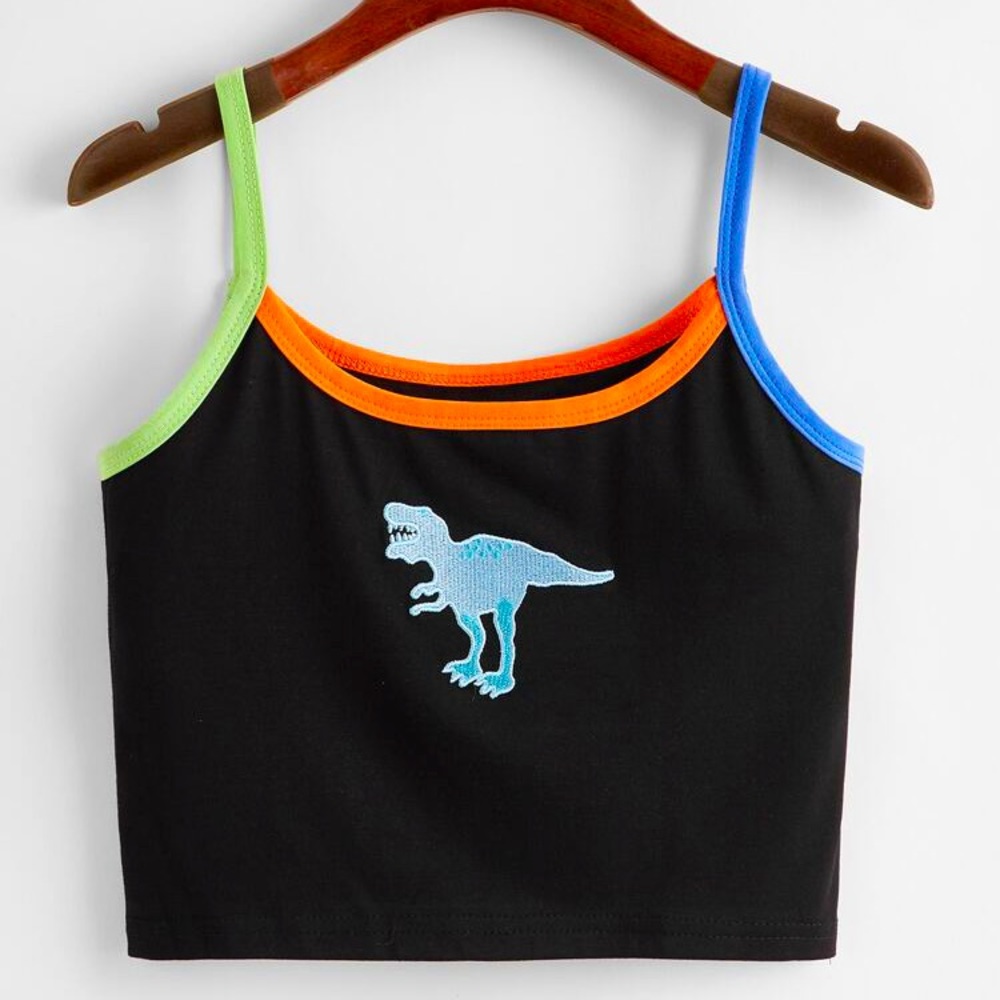 Dinosaur Cami Tank 🦖💙🧡